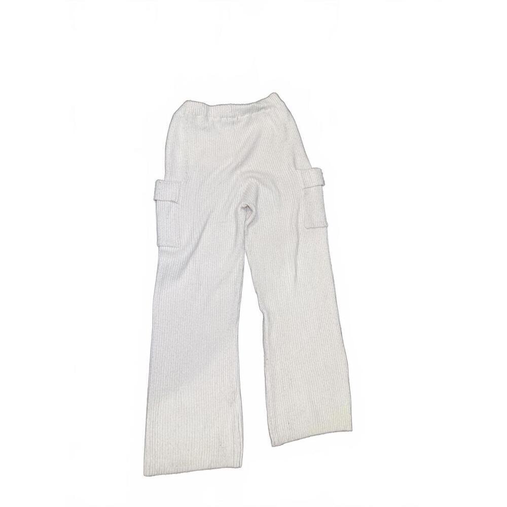 Steve Madden New Women's Cream Knit Cargo Pants, Size M - Picture 2 of 3